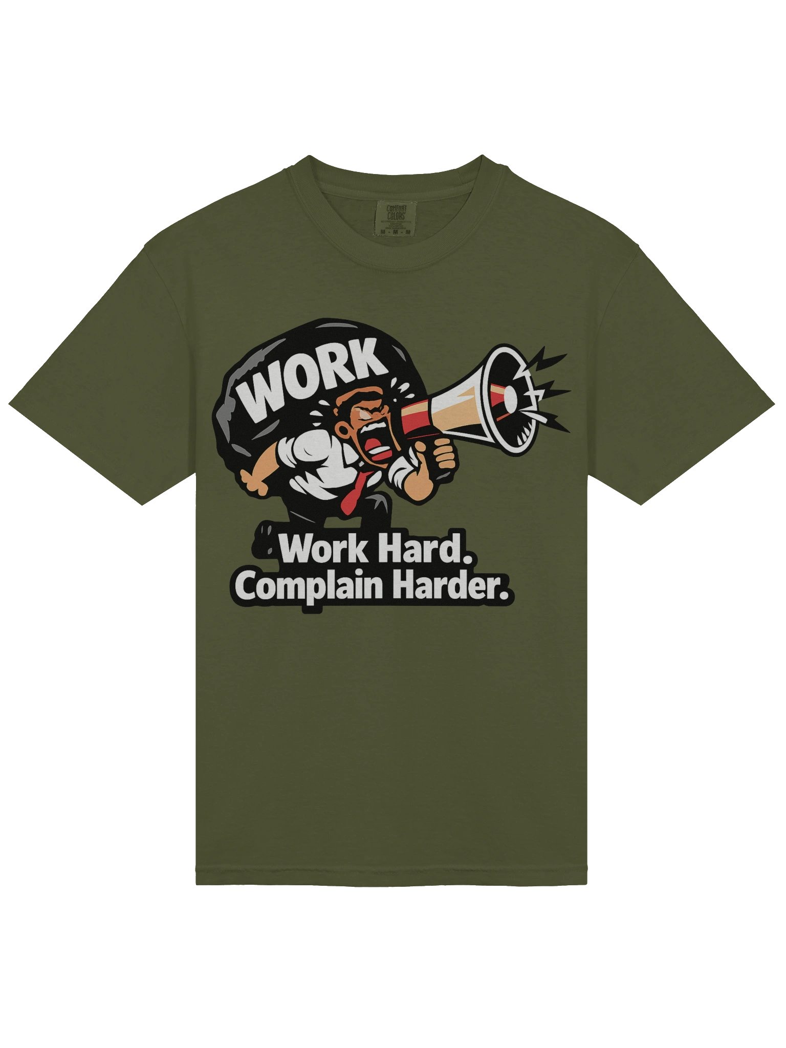Work Hard. Complain Harder Megaphone T-Shirt product image (21)