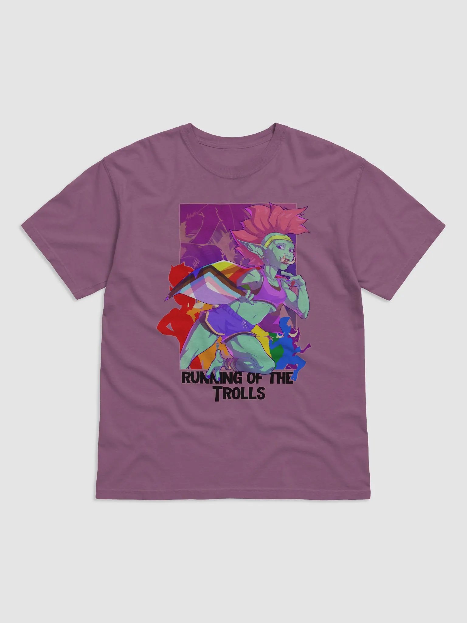 Troll Racer Heavy Blend Tshirt - By Eggu product image (1)