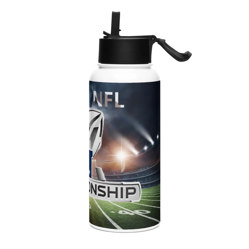 NFL NFC Championship Trophy Stainless Steel Water Bottle product image (3)