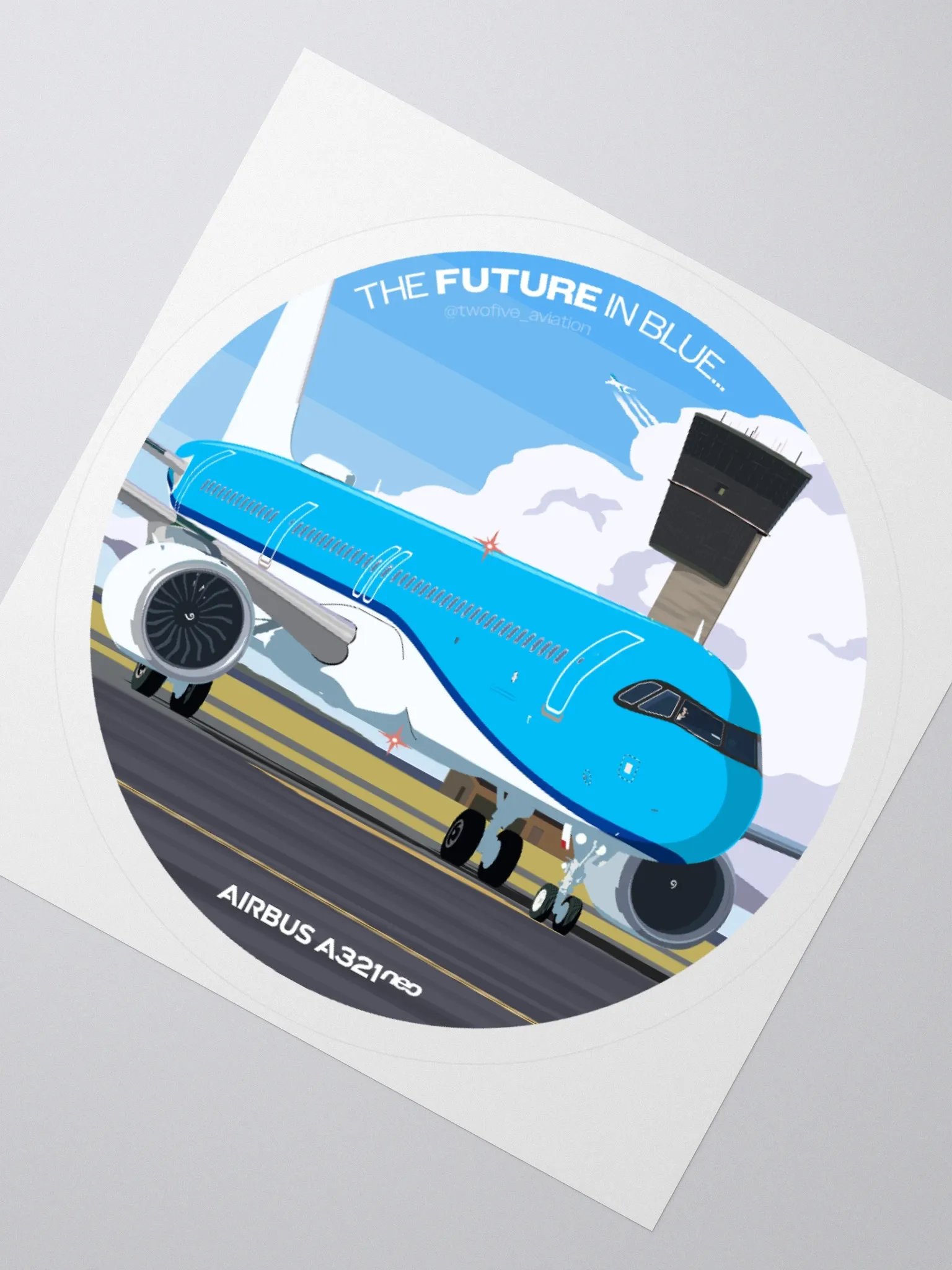 Dutch Airbus A321neo Sticker product image (2)