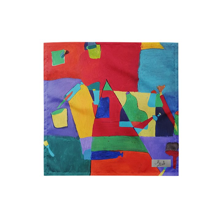 Malutensilien abstrakt Bandana product image (1)