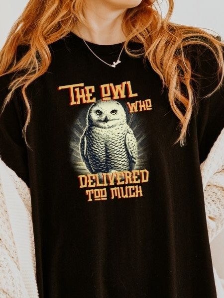 Magical Owl Funny Vintage Pulp Mystery Harry Potter Shirt product image (1)