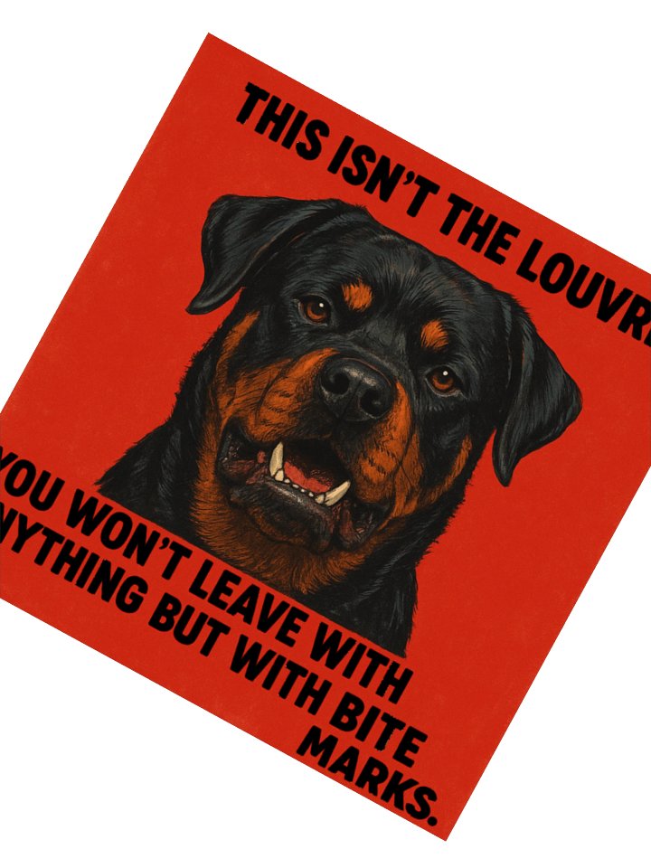 Rottweiler Bite Marks Sticker product image (5)