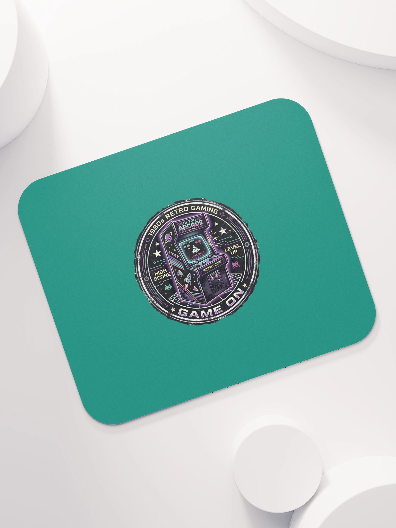 1980s Retro Gaming Arcade Mouse Pad product image (7)