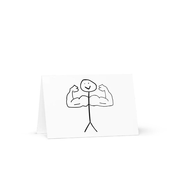 Bulked Up Vibes Greeting Card product image (1)