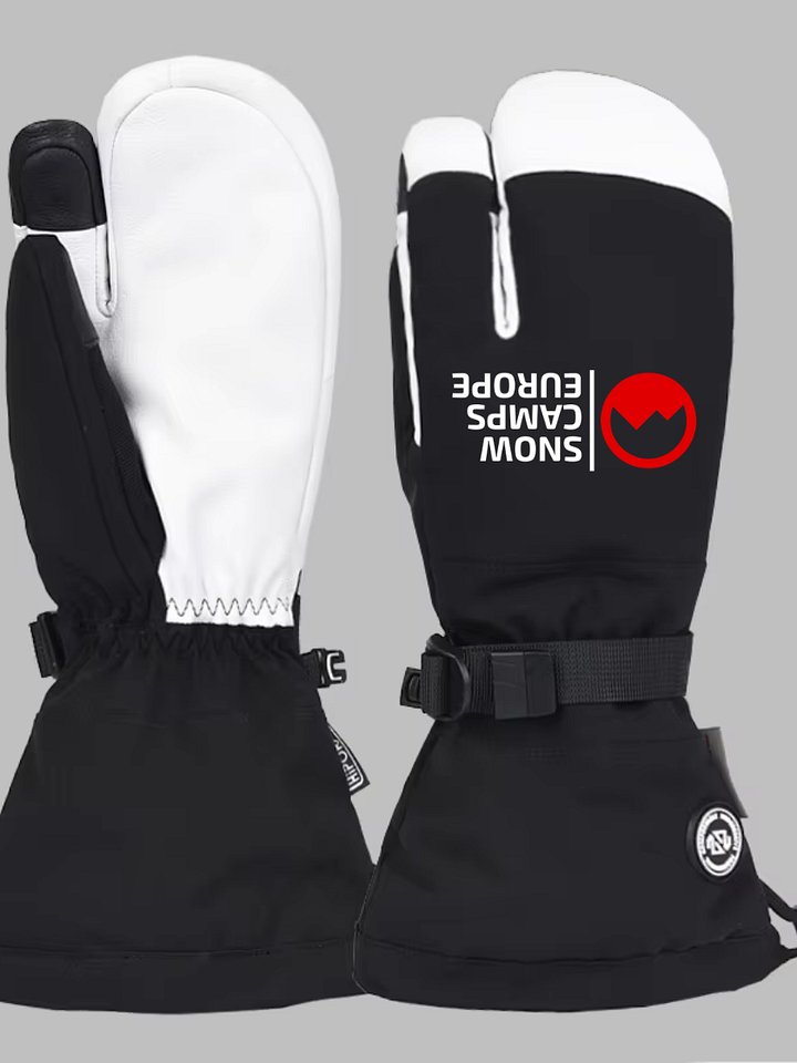 Pro Leather 3 Finger Performance Ski Gloves product image (1)