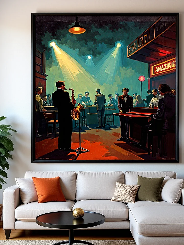 Saxophone Serenade Canvas Art product image (1)