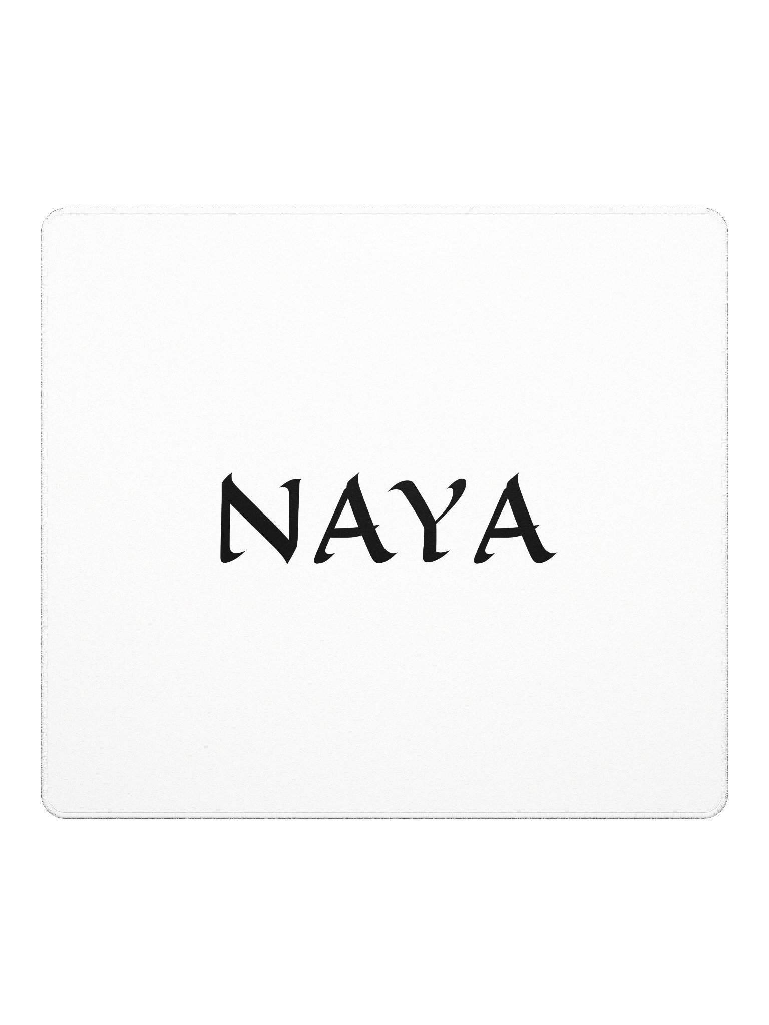 Aesthetic White Mouse Pad - NAYA Official product image (2)