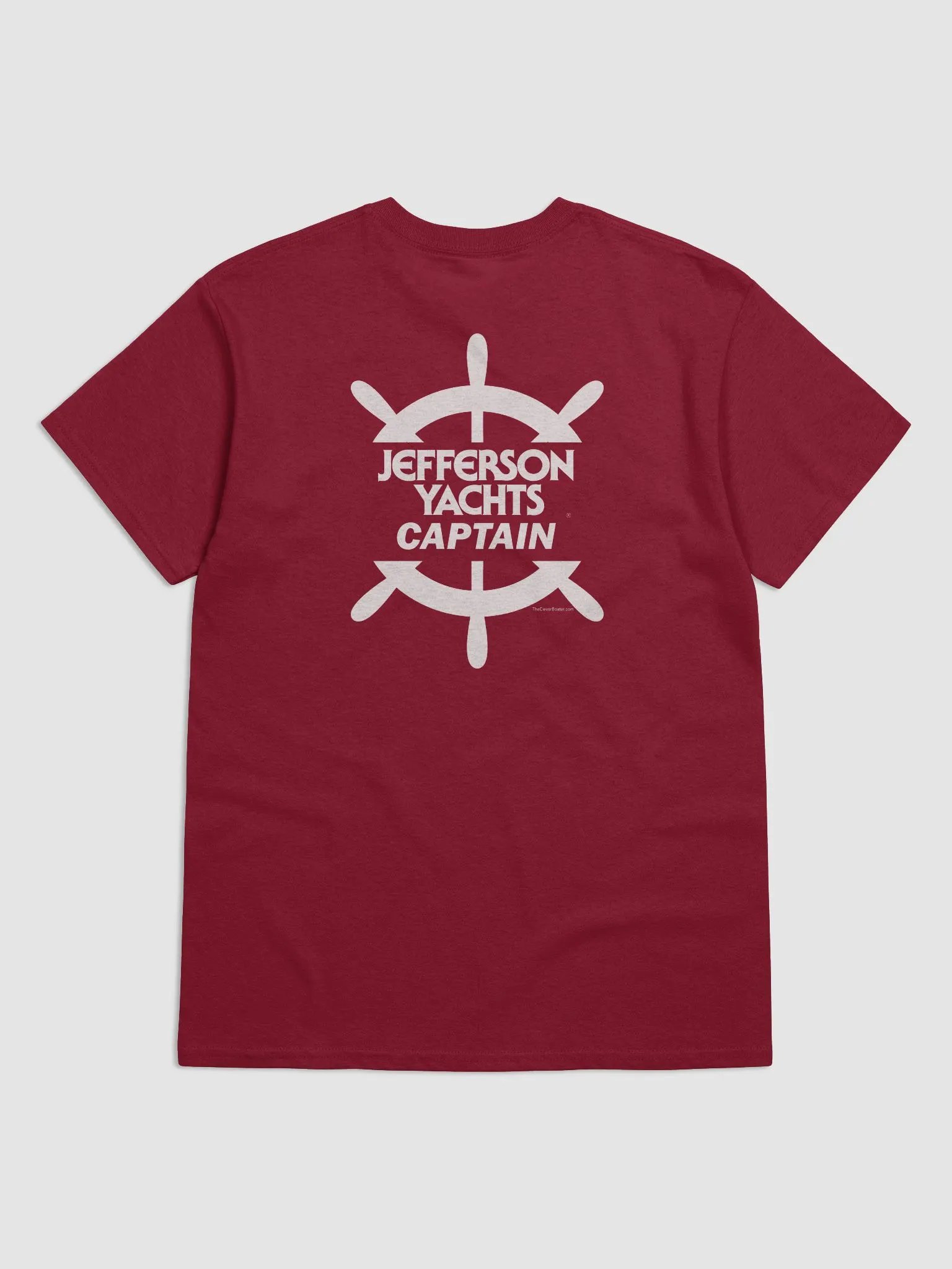 Jefferson Captain - T-Shirt - Dark Shirt w/White Logo product image (4)