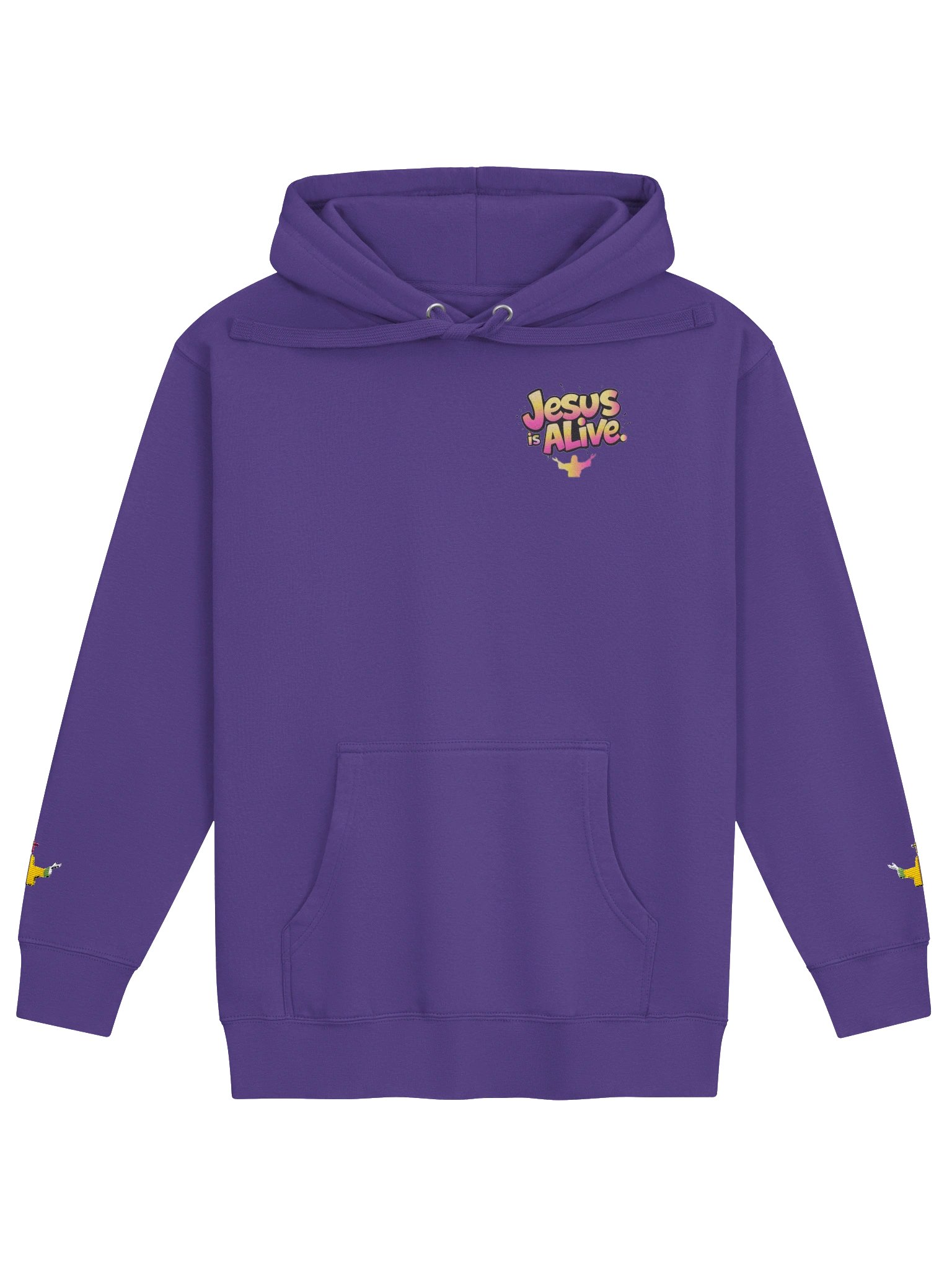 Jesus Is Alive Premium Hoodie with Wrist Embroidery product image (3)