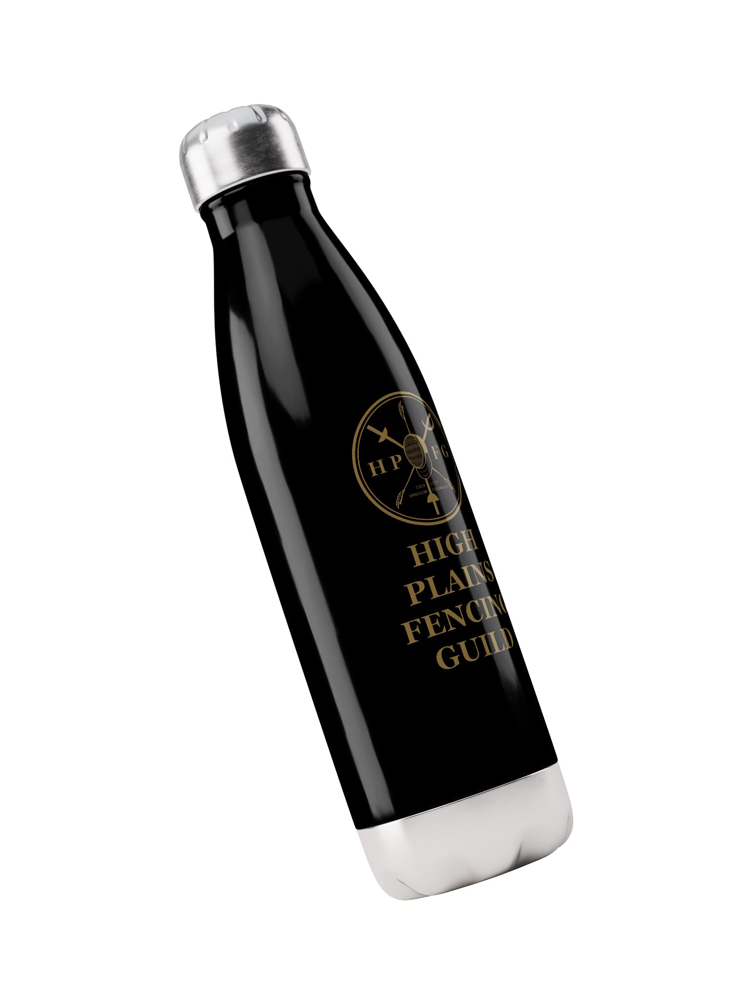 High Plains Fencing Club Stainless Steel Water Bottle product image (6)