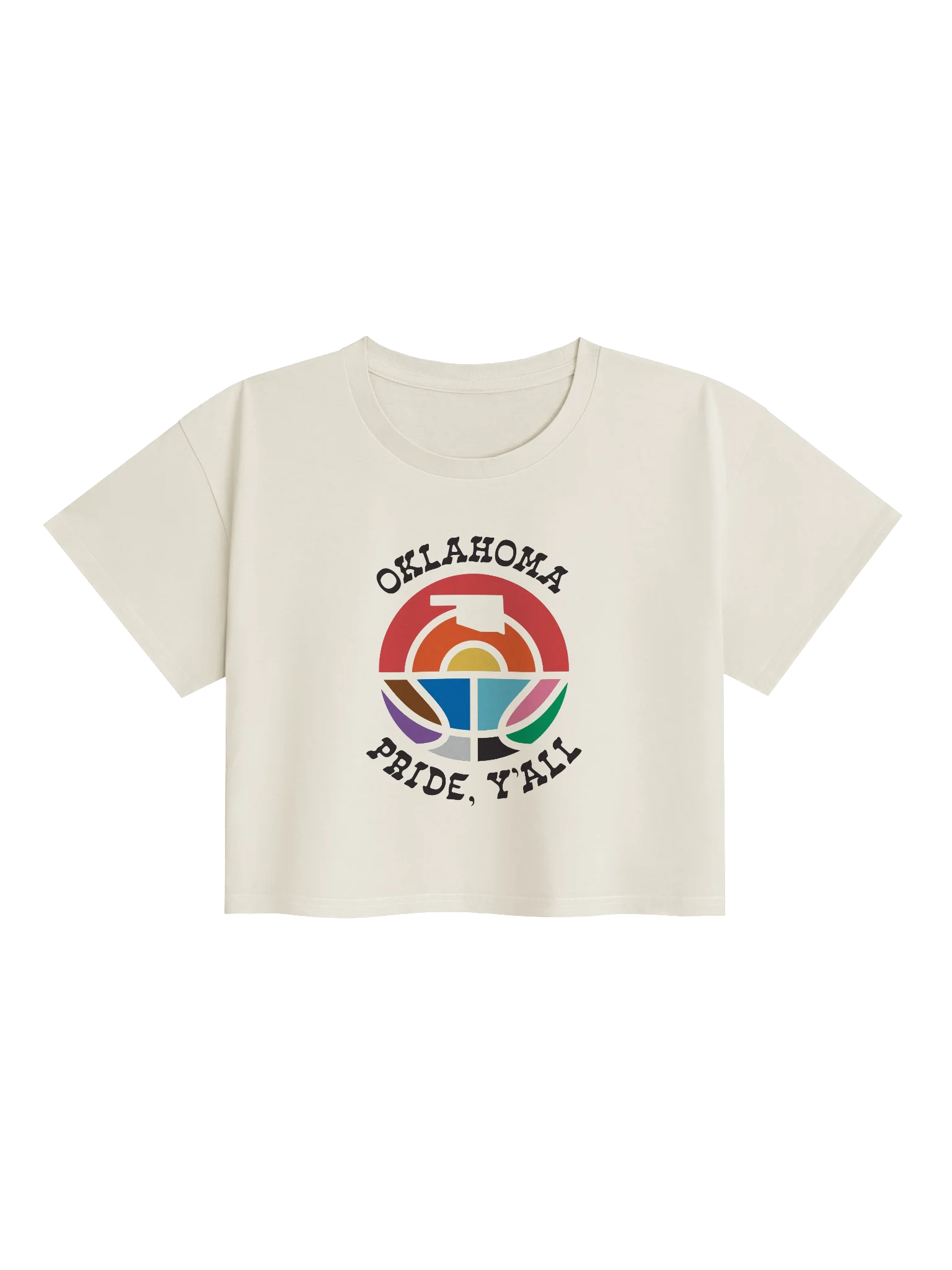 Oklahoma Love and Basketball Pride Crop Top product image (1)