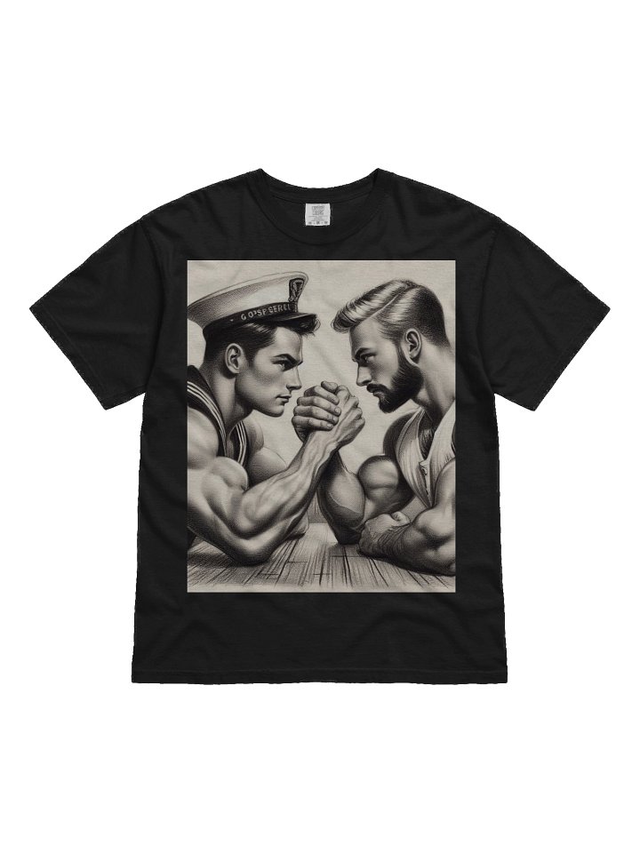 Up Close and Personal: Sailors – Tom of Finland Tribute Gay Pride Graphic Design T-Shirt product image (1)