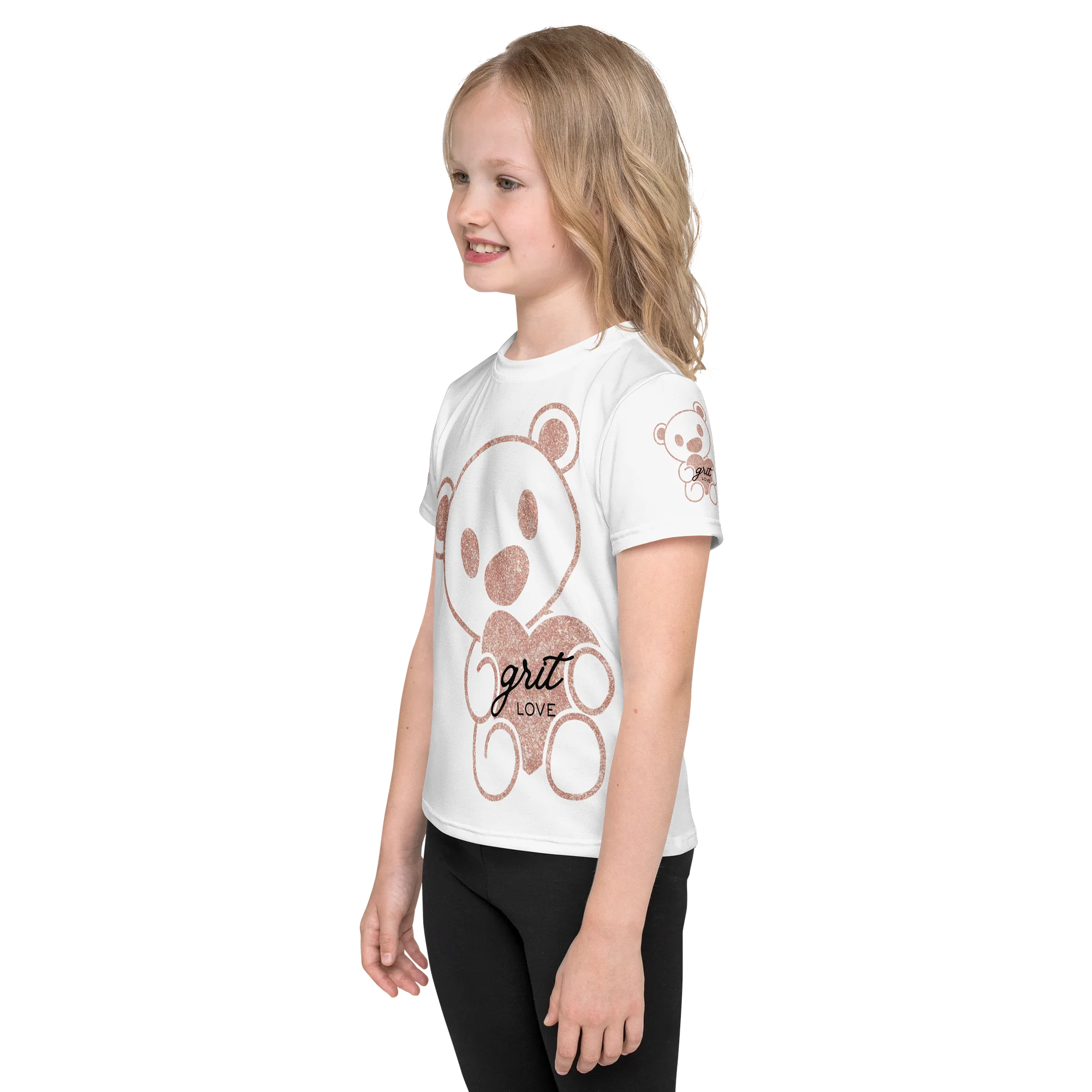 Grit & Love Sparkly Teddy Kids Tee product image (3)