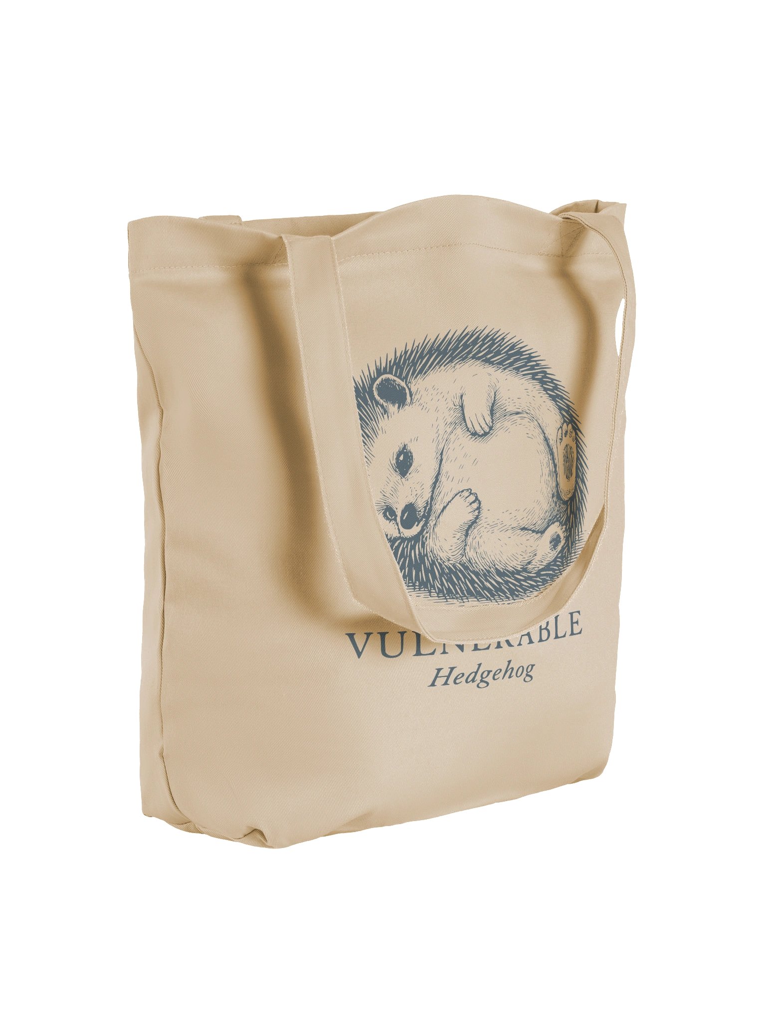 Vulnerable Hedgehog Organic Cotton Tote Bag product image (4)