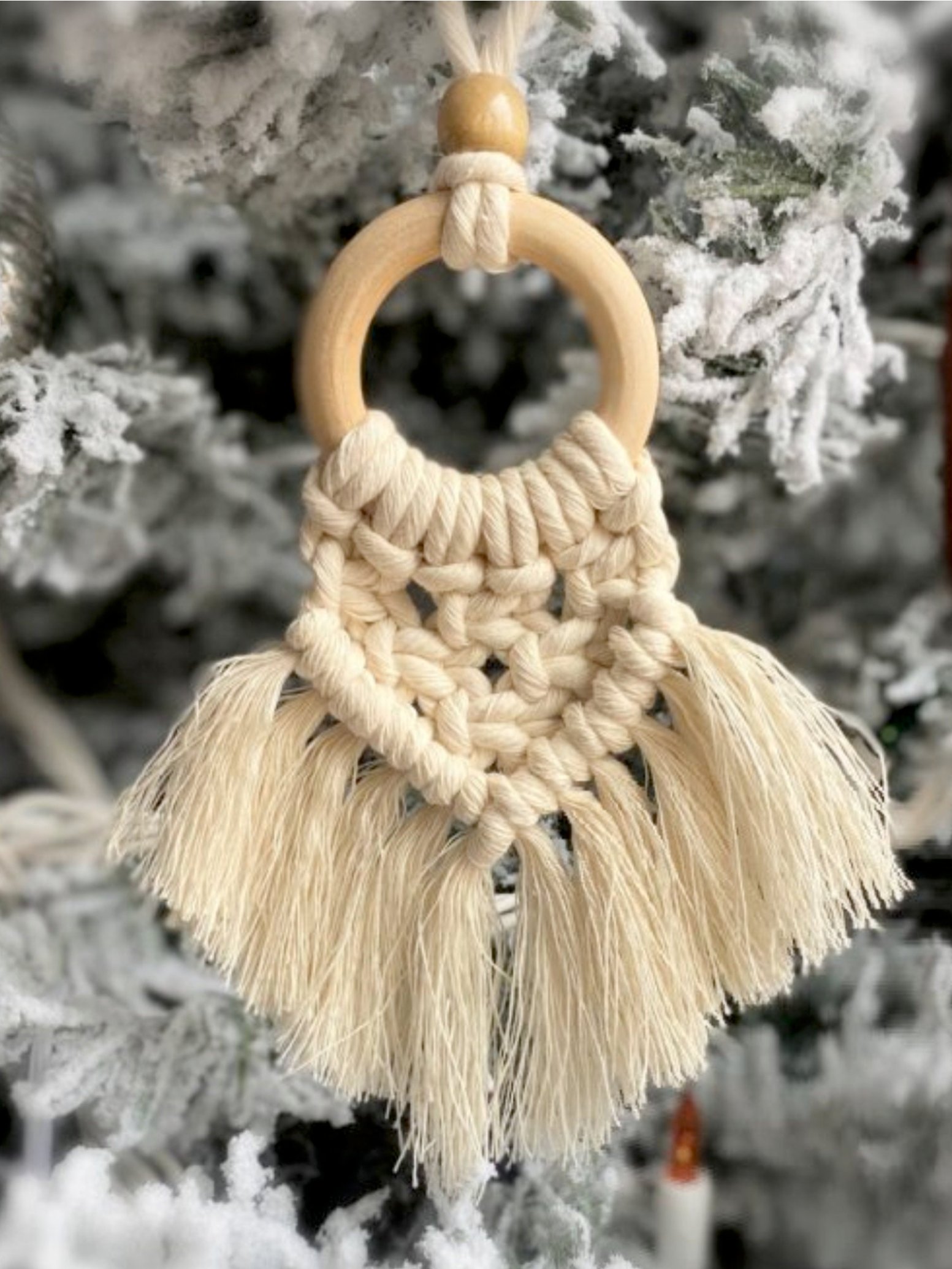 7 Macrame Christmas Ornaments (Digital PDF Patterns) product image (4)