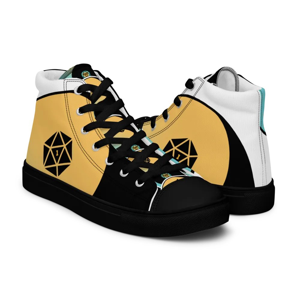 d20 Yin Yang Gradient Hi-Tops product image (9)