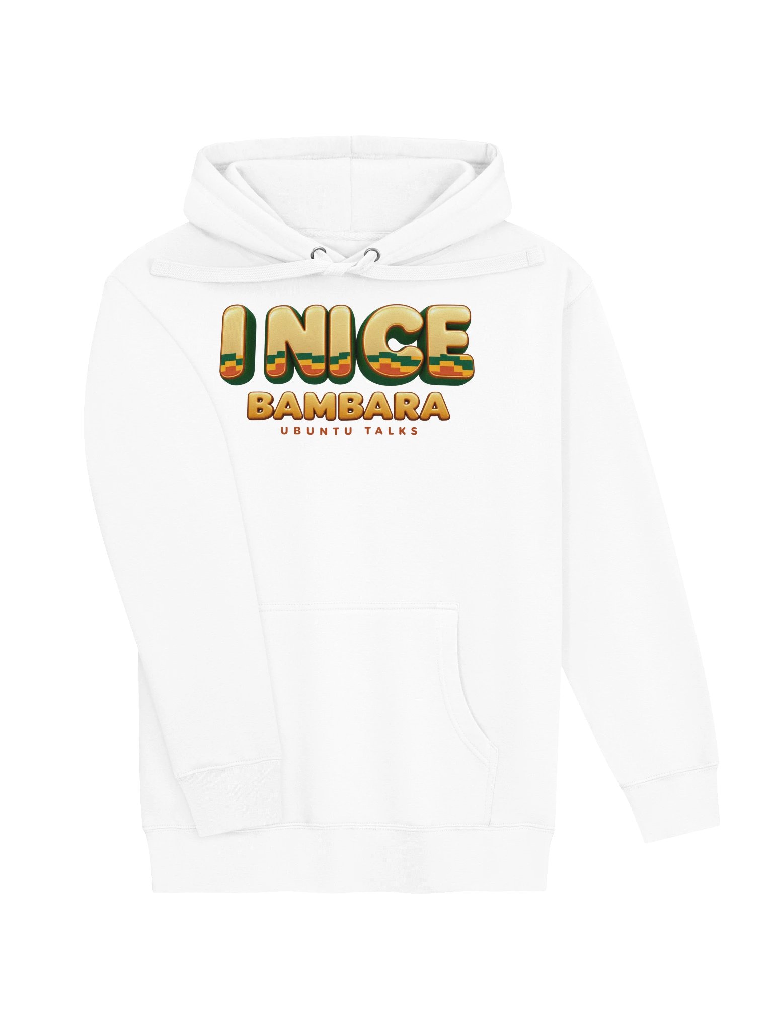 Ubuntu Talks Heritage — I NI CE | Bambara Premium Hoodie product image (5)