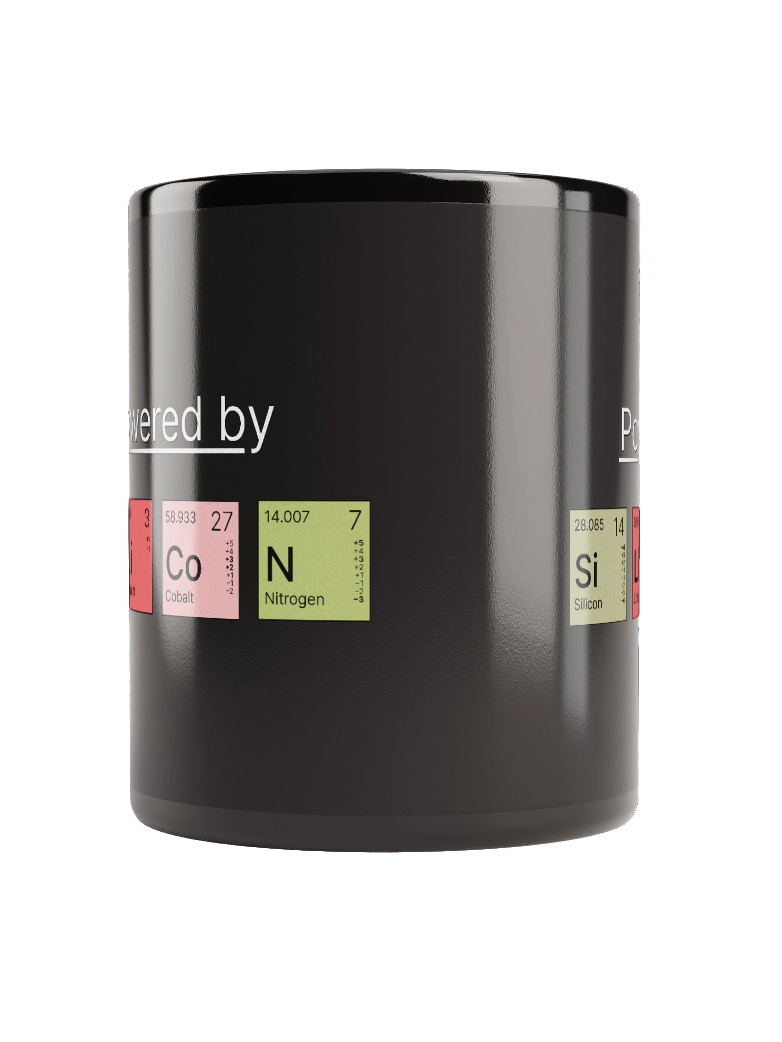 Powered by SiLiCoN - Black Glossy Mug product image (5)