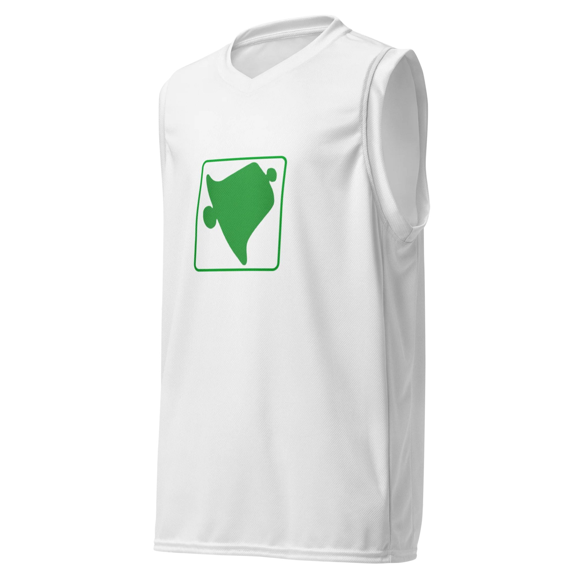 Abstract Green Unisex Basketball Jersey product image (1)
