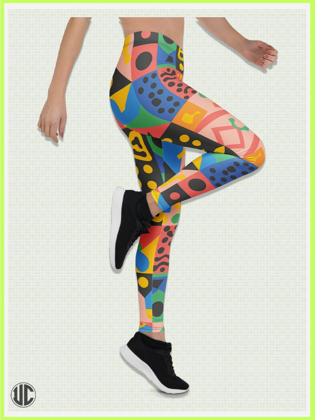 Vivid Memphis Style – Women’s Leggings product image (3)