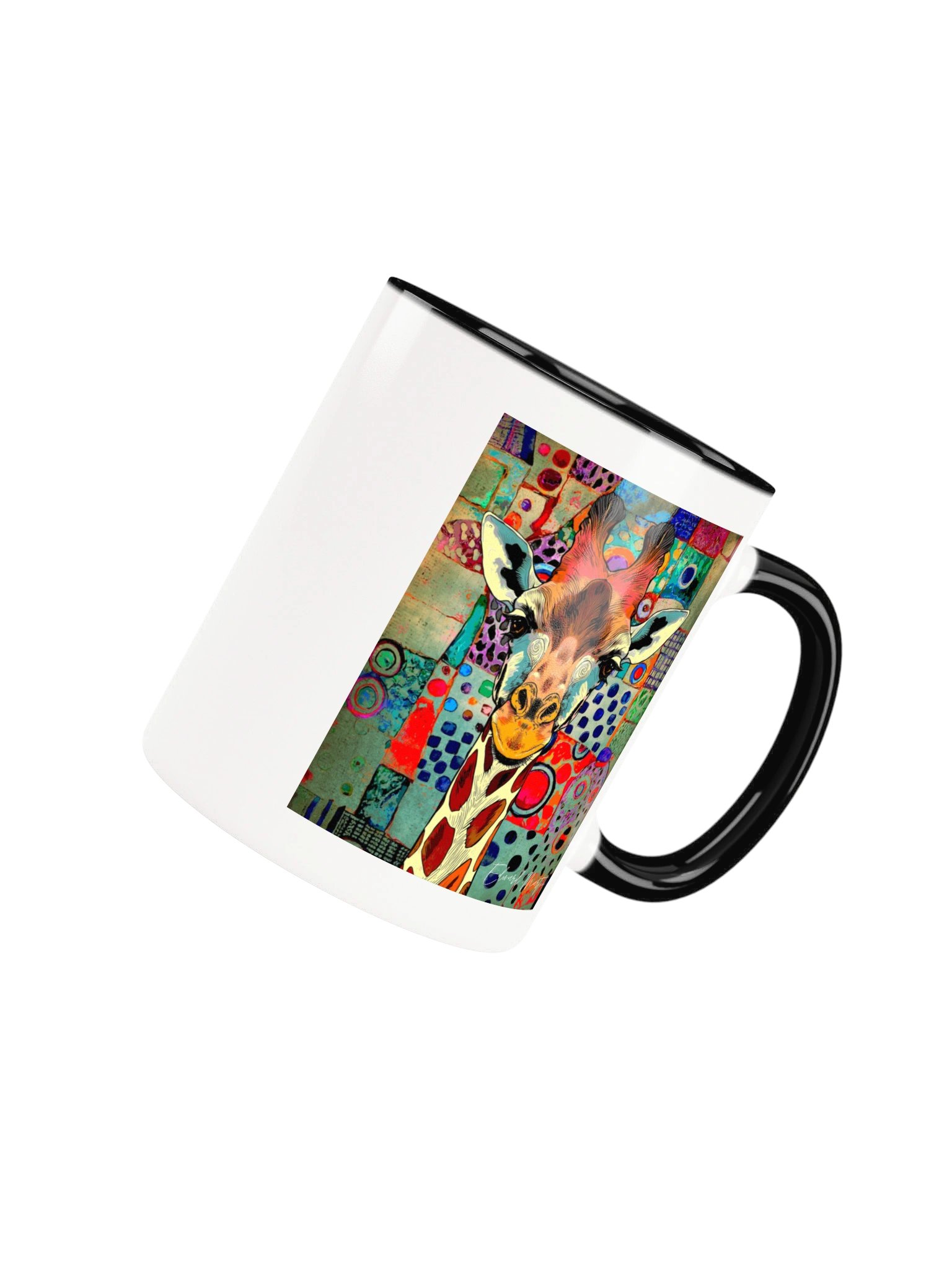 Colorful Giraffe Pop Art Mug product image (69)