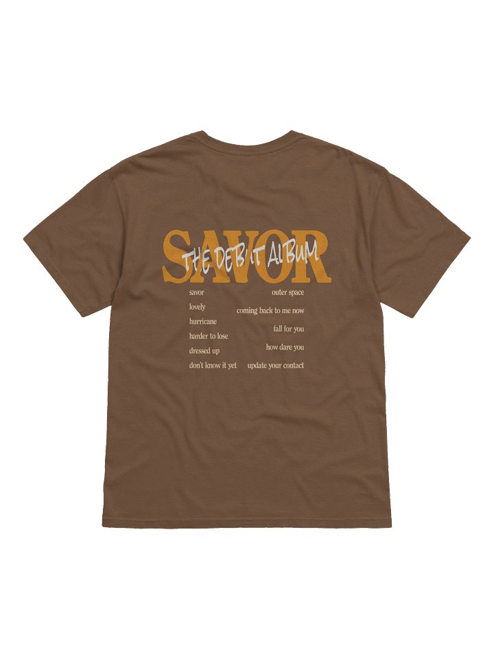 "savor" the tee product image (2)