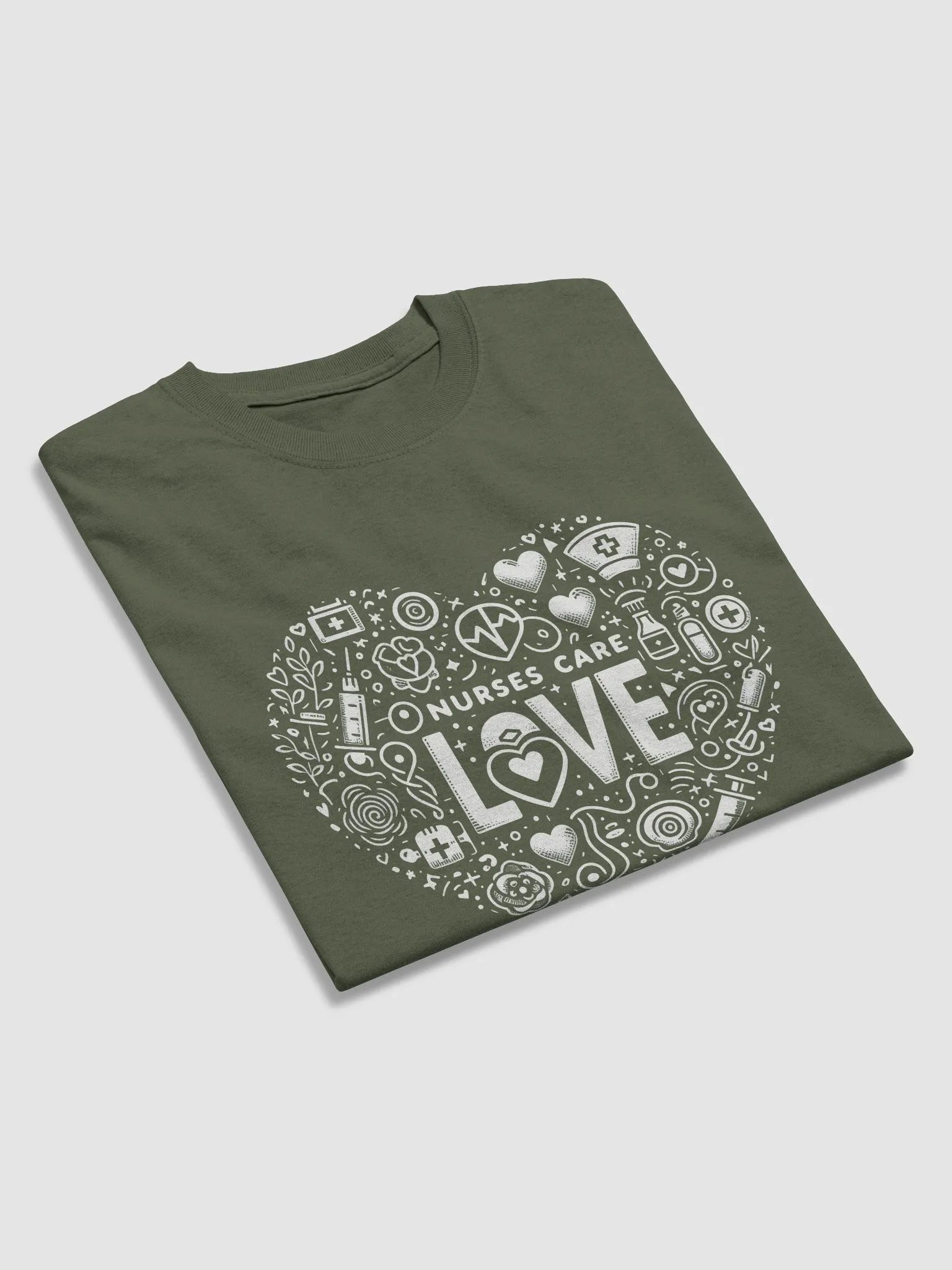 Nurse's Love Heart T-Shirt product image (36)