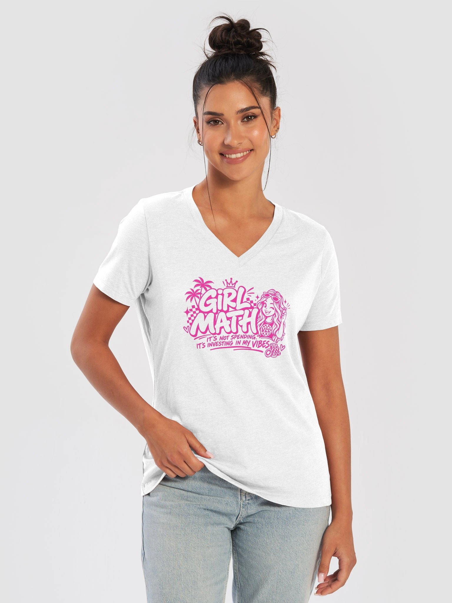 Girl Math V-Neck product image (33)