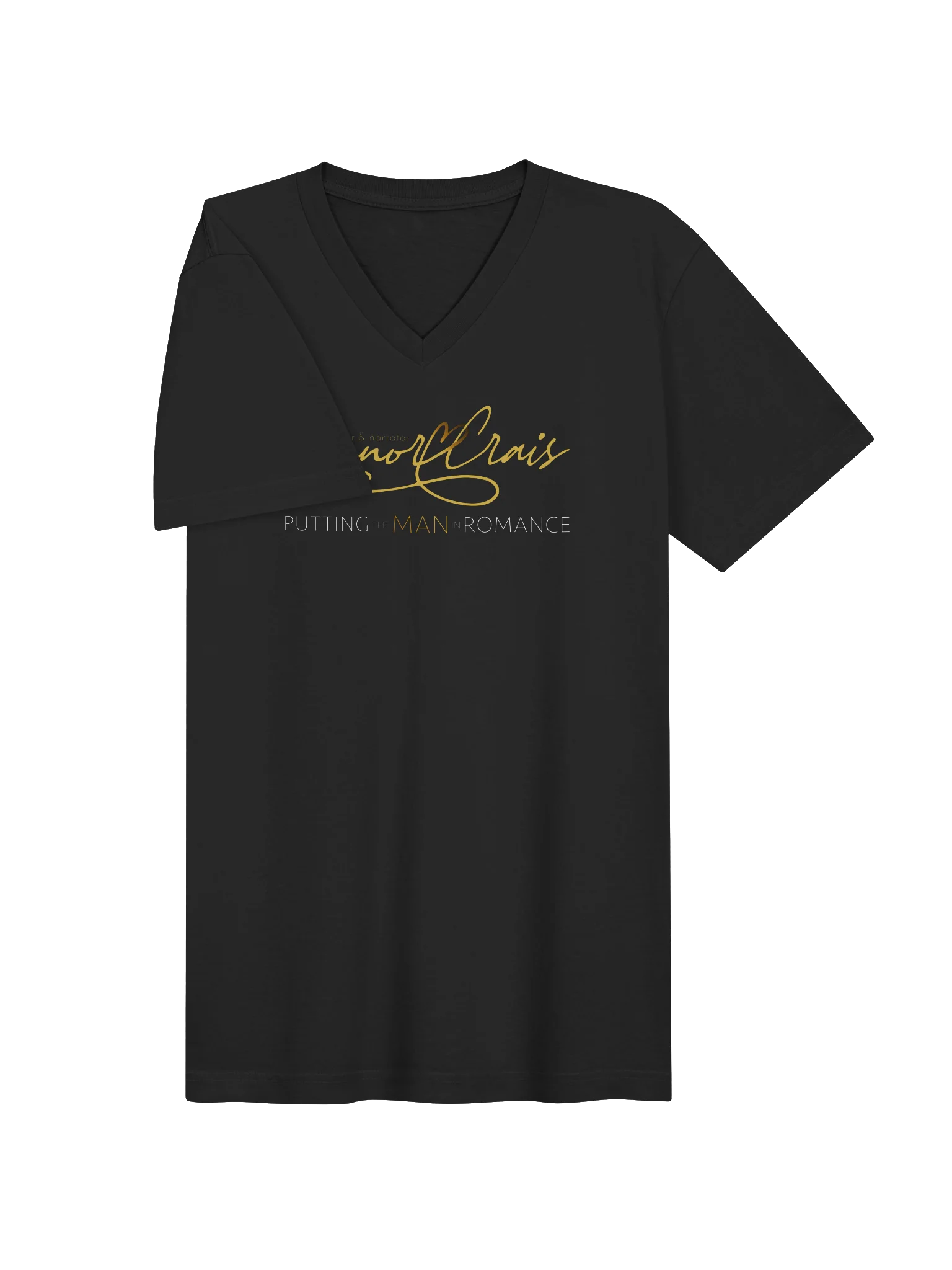 Connor Crais Logo and Tagline V-necks Tee product image (3)