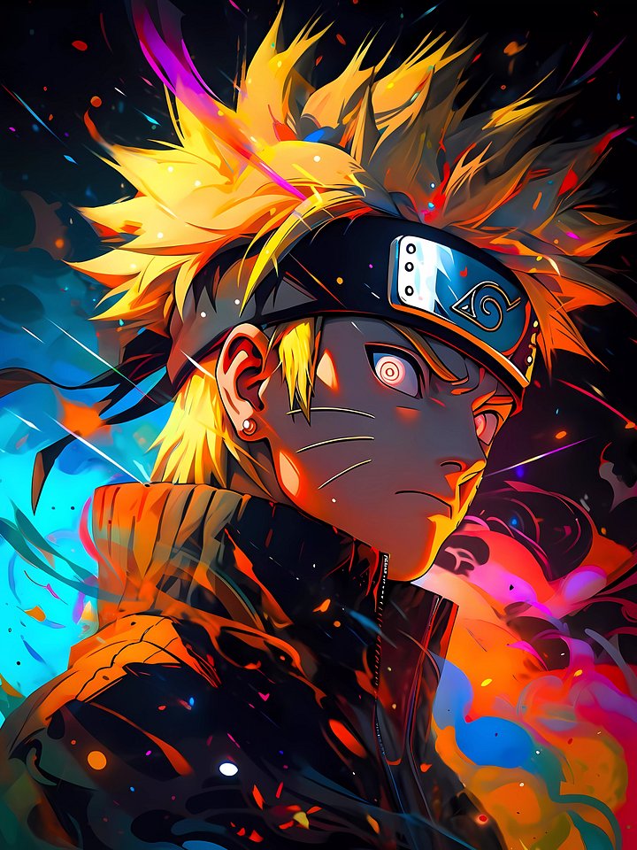 Naruto Will Of Fire Metal Print product image (1)