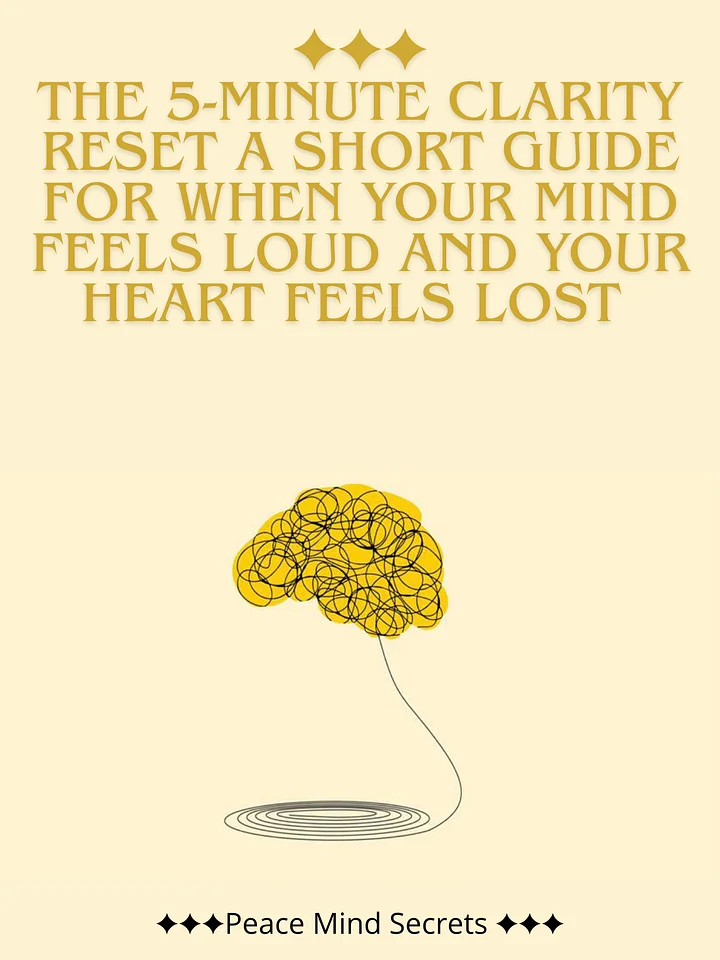 THE 5-MINUTE CLARITY RESET A short guide product image (2)