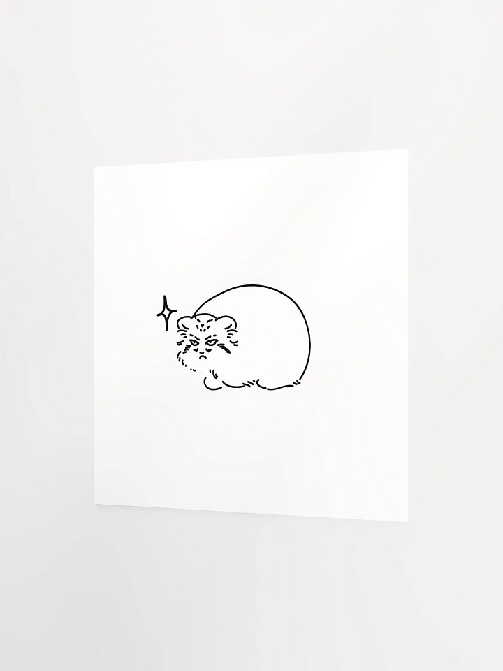 Grumpy Manul - Matte Poster product image (2)