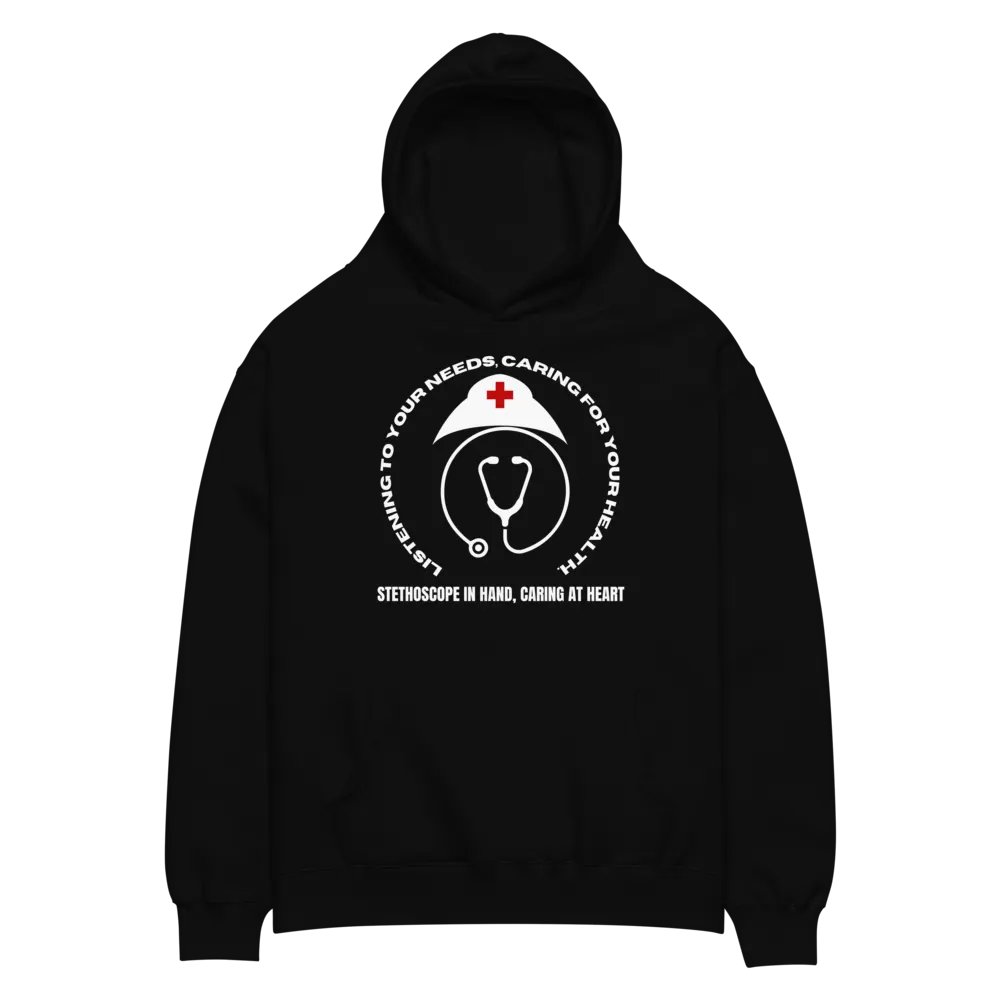 Heartfelt Care Nurse Hoodie product image (2)