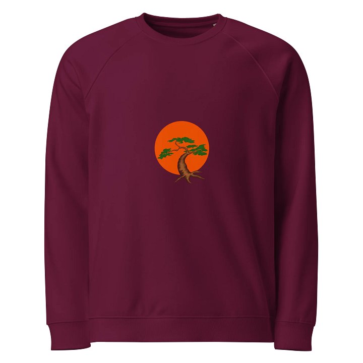 Sunrise Tree Organic Raglan Sweatshirt product image (1)