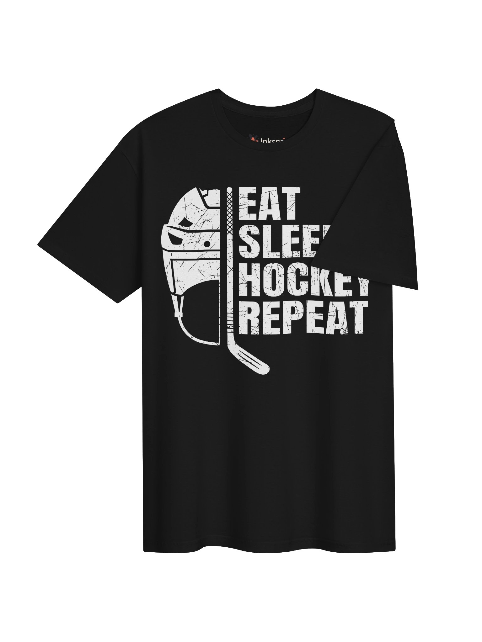 Eat Sleep Hockey Repeat Unisex T-Shirt product image (16)
