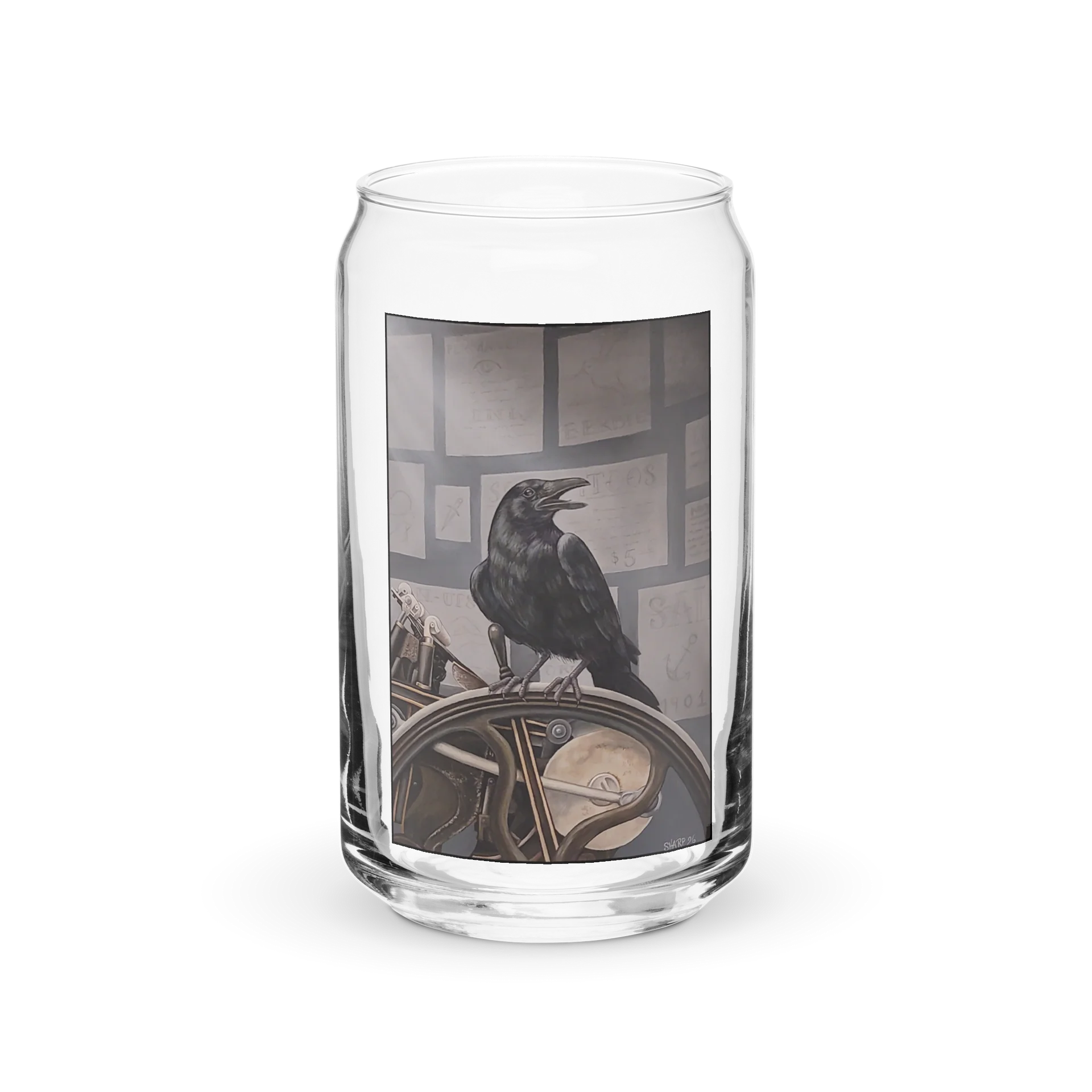 Raven's Letterpress Can-shaped Glass product image (1)