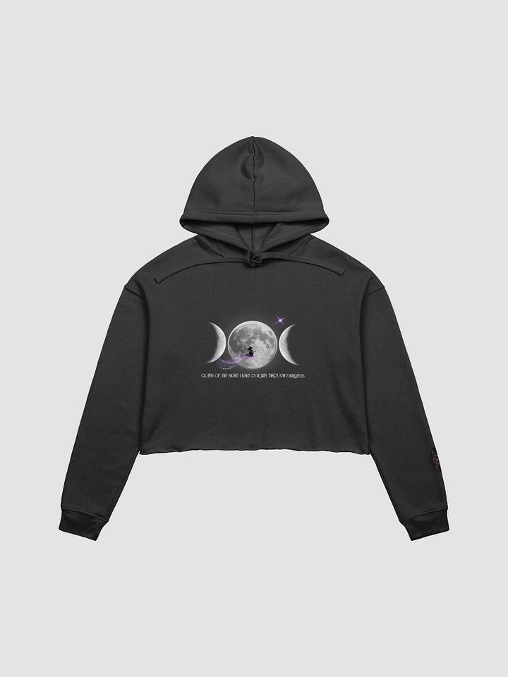 Moon Goddess with Prayer Crop Hoodie product image (1)