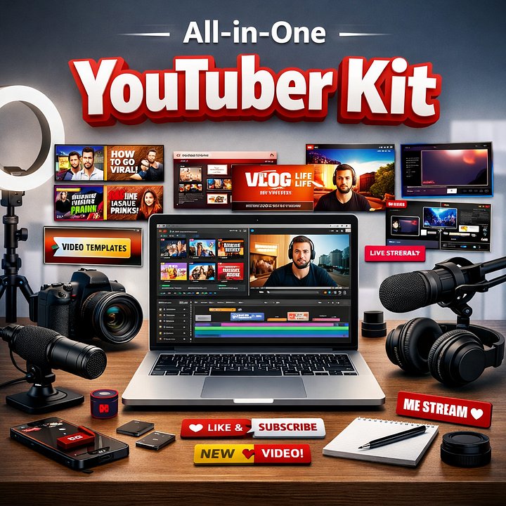 All in One Youtuber Kit Bundle product image (1)