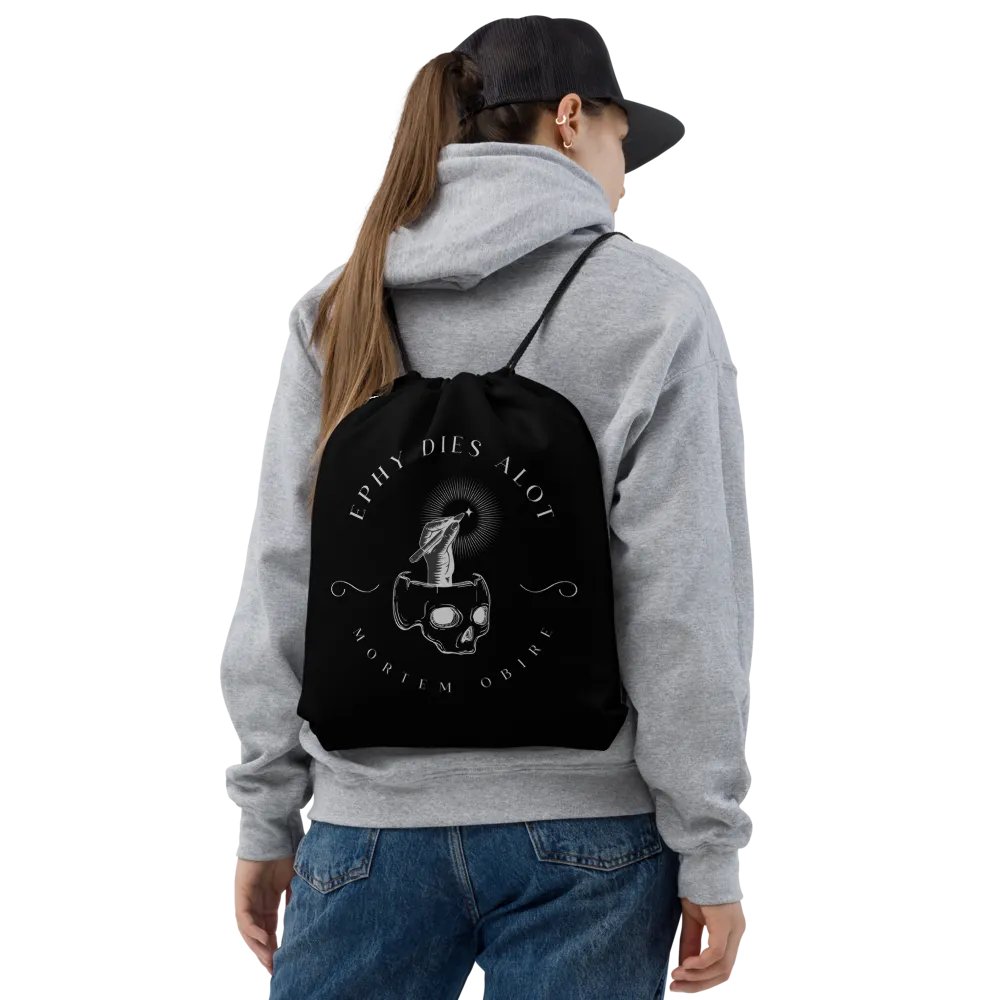 The Heritage Collection Grayscale Drawstring Bag product image (2)