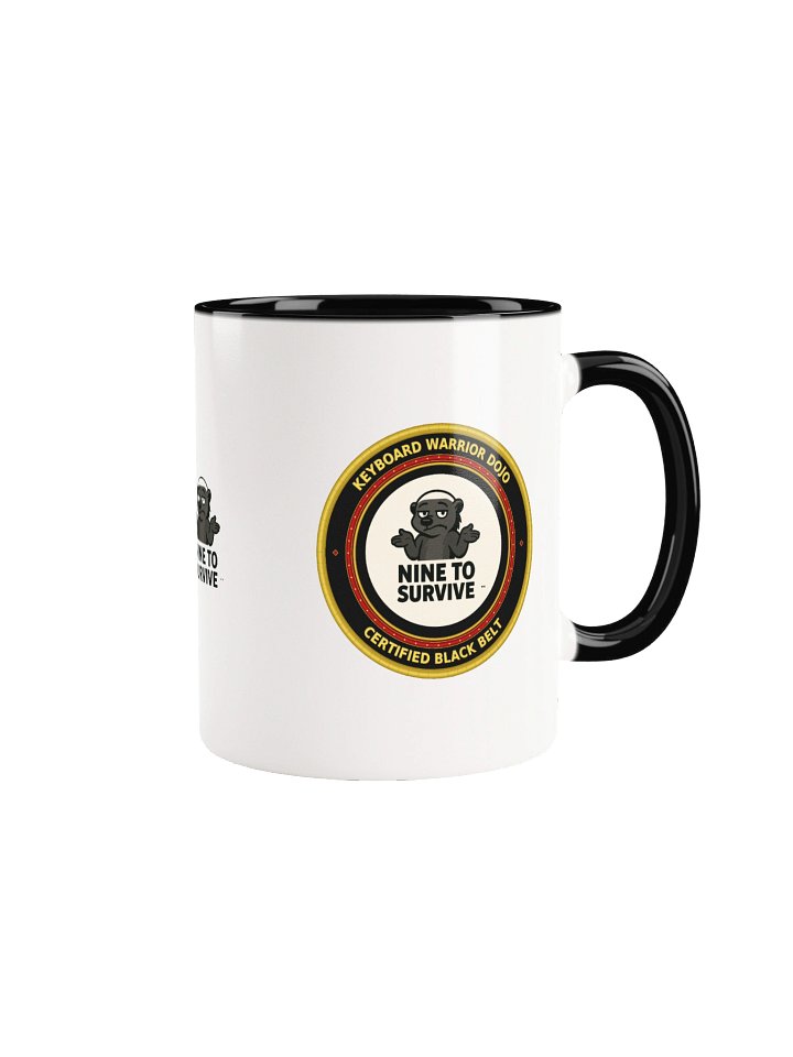 Keyboard Warrior Dojo Mug: Certified Black Belt product image (6)