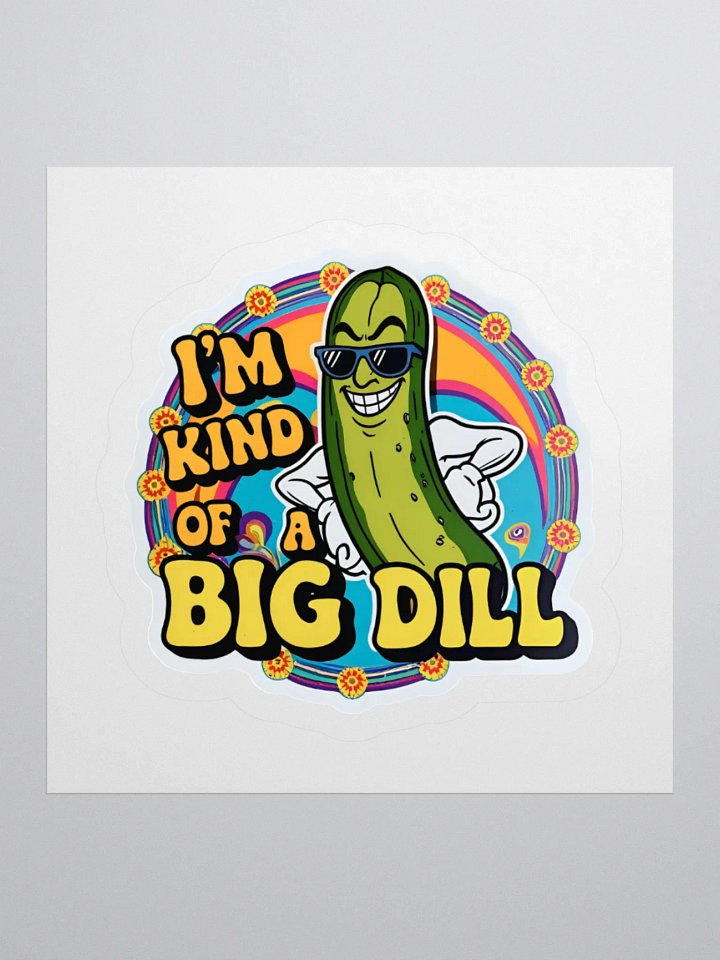 Big Dill Pickle Kiss Cut Sticker product image (3)