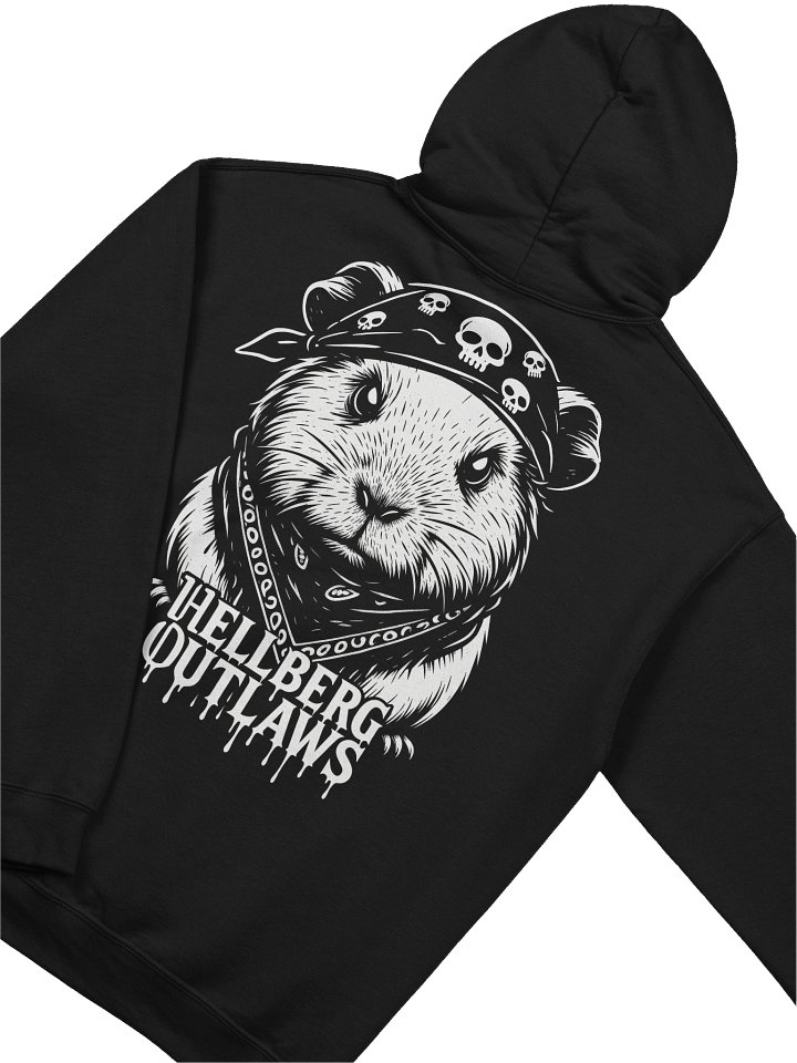 Hoodie - Hellberg Outlaws – Rebel Guinea Skull Bandana Edition product image (1)
