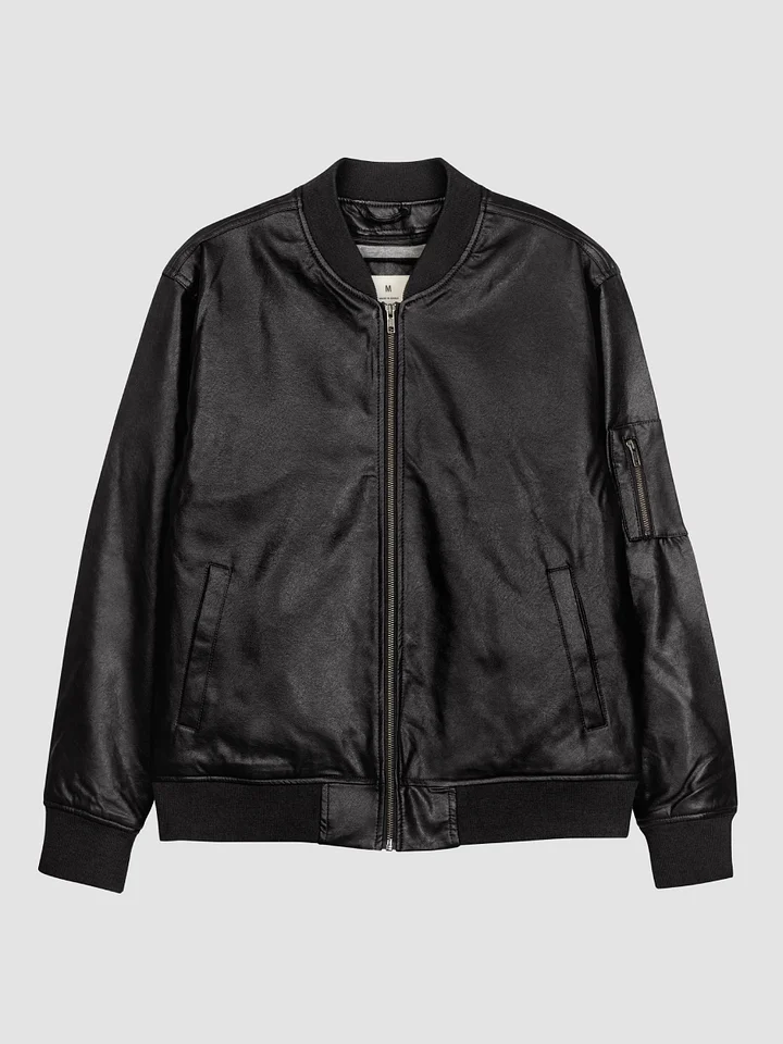 Keisha Out ~ Threadfast Apparel Faux Leather Bomber Jacket product image (1)
