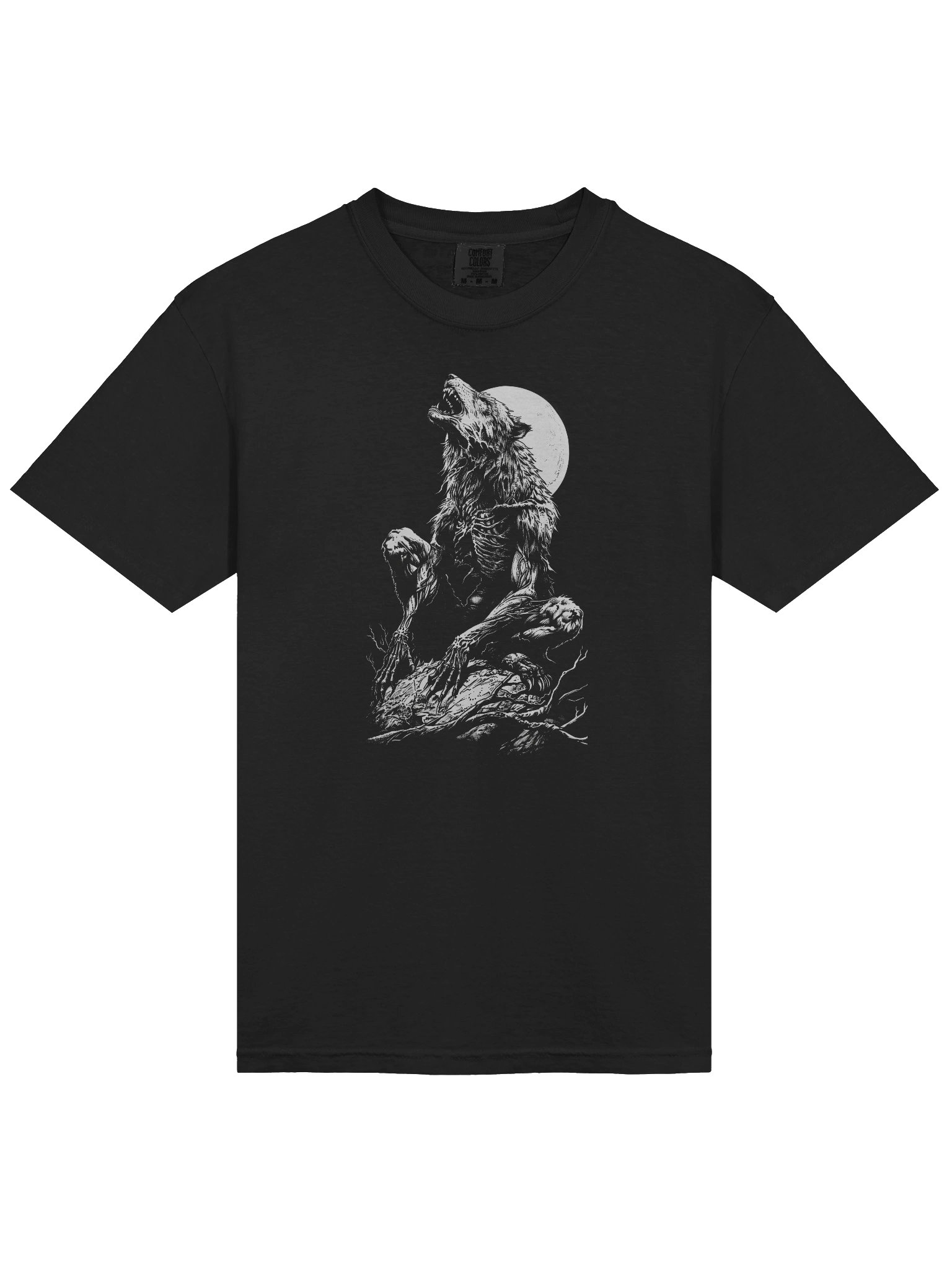 Werewolf Howling Lycanthropy Transformation Horror Monster T-Shirt product image (3)