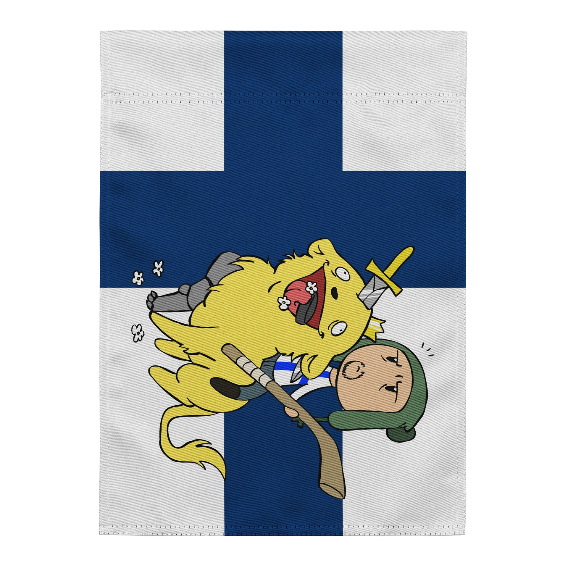 Finland and Lion Garden Flag product image (2)