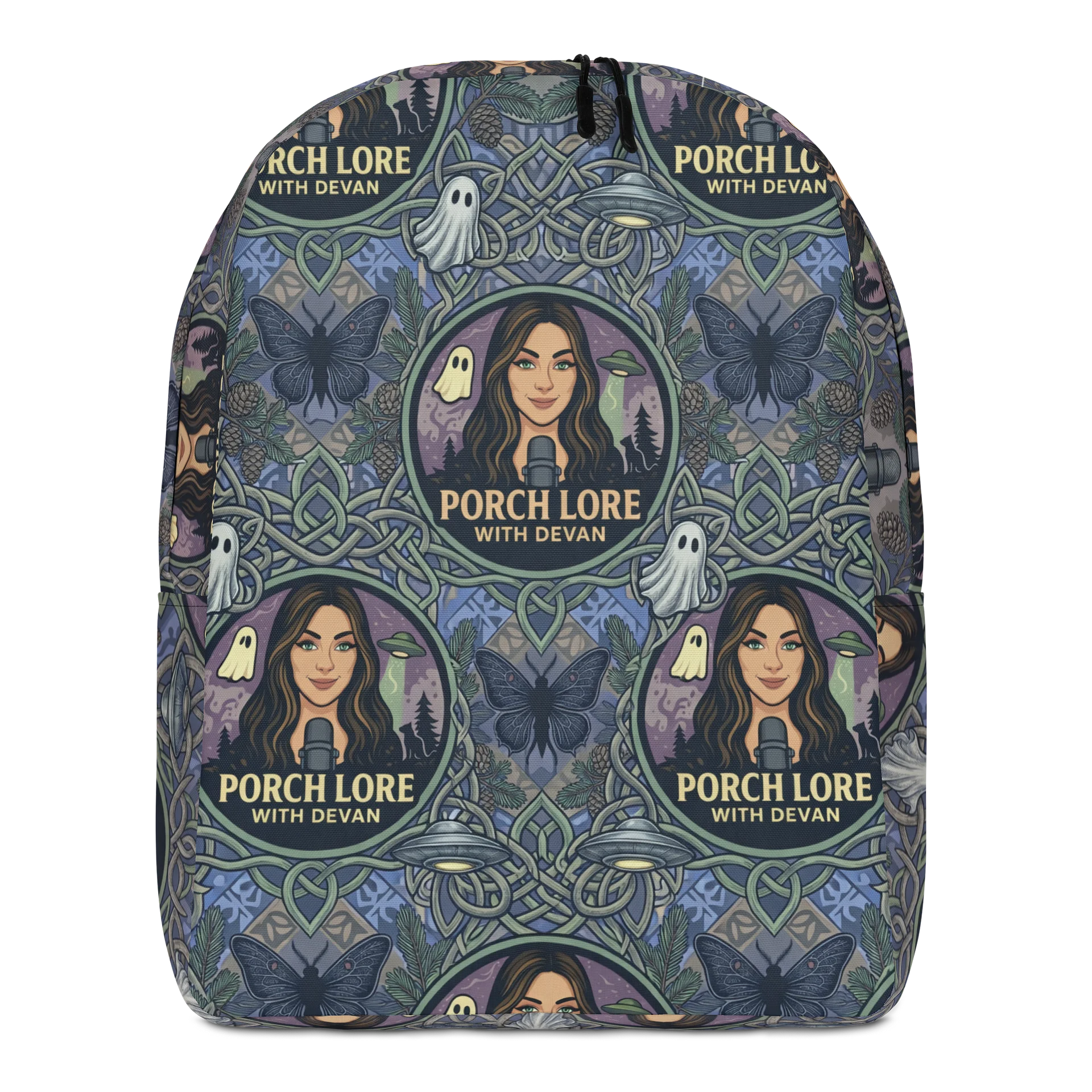 PORCH LORE DEVAN PERIWINKLE MOTH MINIMALIST BACKPACK product image (3)