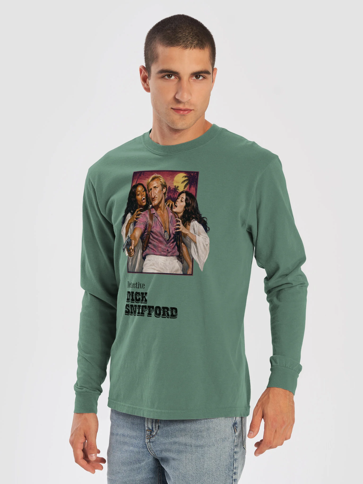 Dick Snifford Vampire Long Sleeve T-Shirt product image (13)