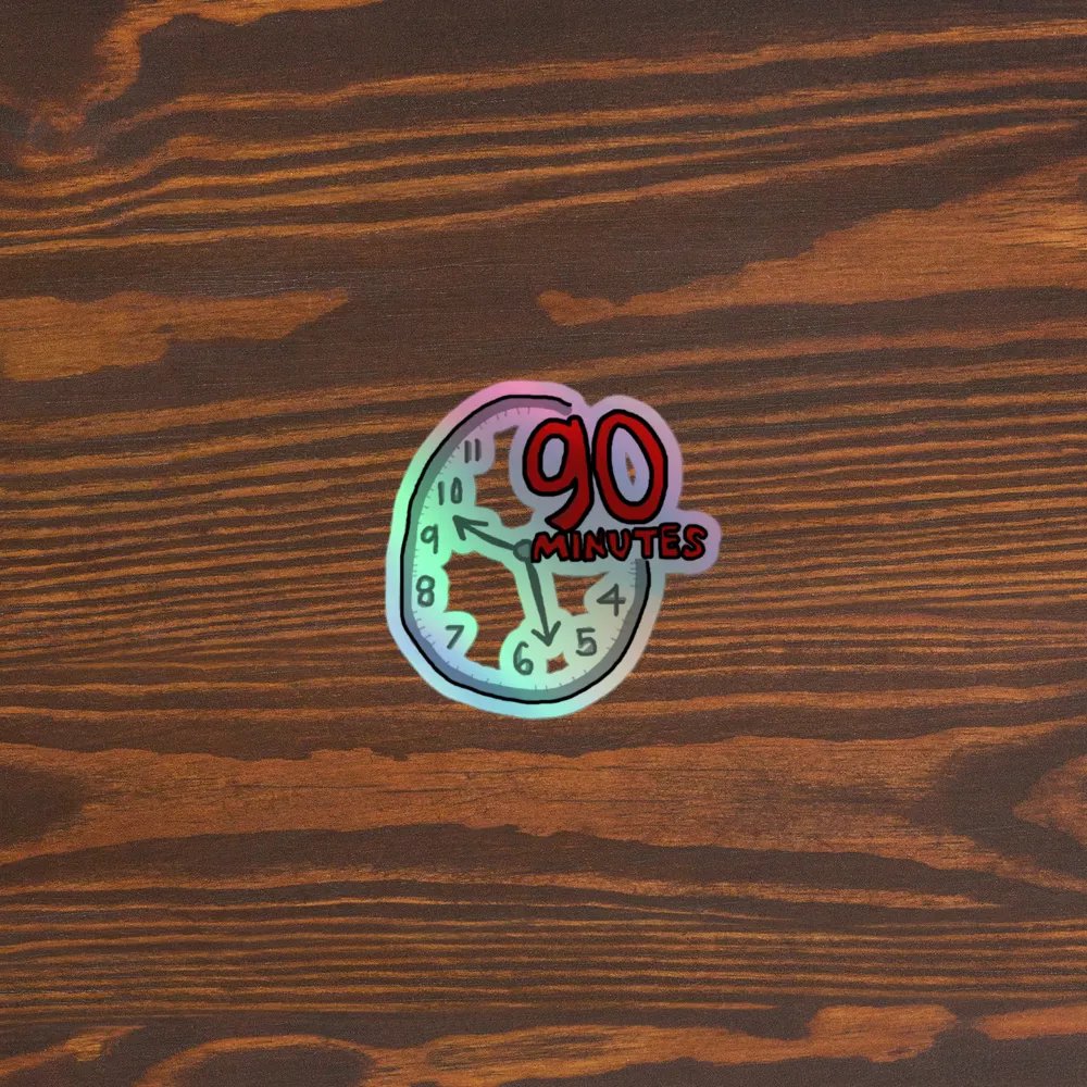 90 Minute Sticker product image (3)