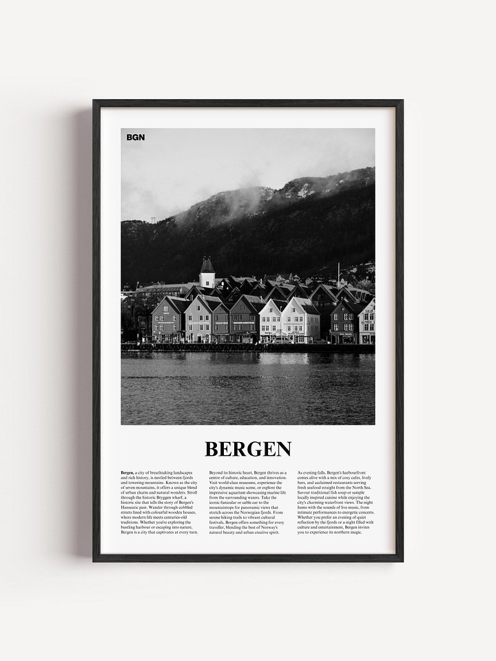Bergen 01 Newspaper Poster product image (1)